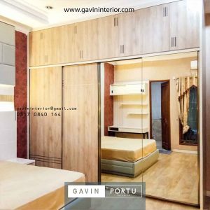 jual lemari pakaian pintu sliding desain custom